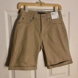 Stretchy High-Rise Curvy Bermuda Aeropostale Khaki Shorts